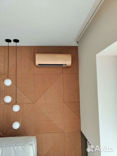 Установка сплит систем,Закладка трассы, Альпинист