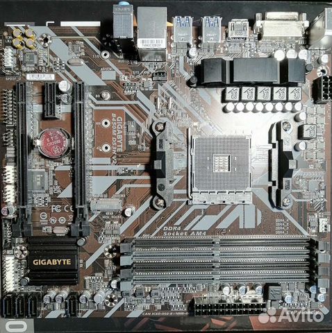 Материнская плата Gigabyte b450m ds3h v2 купить в Новомосковске ...