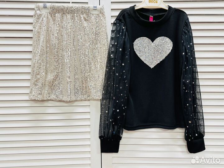 Нарядный костюм для девочки от 104до 134 см