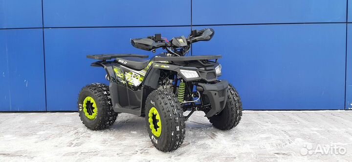 Квадроцикл Motoland wild 125 черный