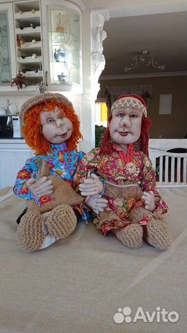Куклы в чулочной технике