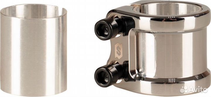 Зажим skip Double хром Sta816