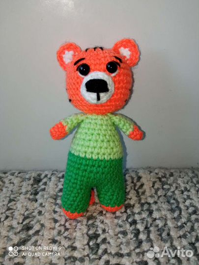 Тигр вязаный