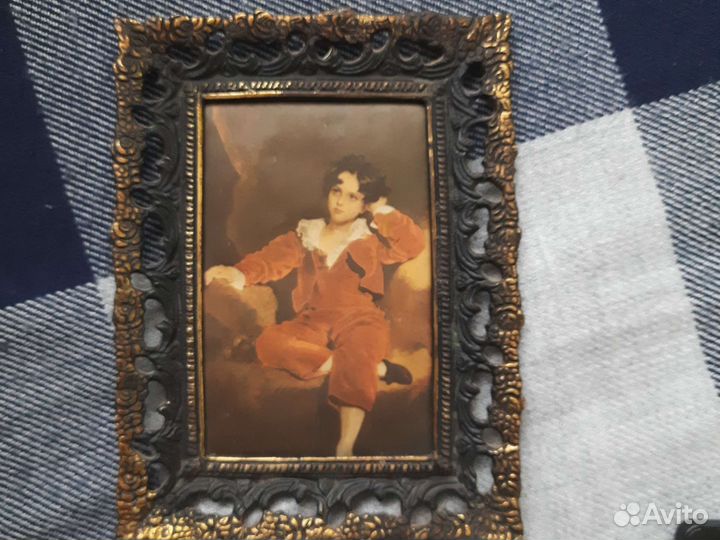 Керамическая старинная статуэтка Австрия 1877г