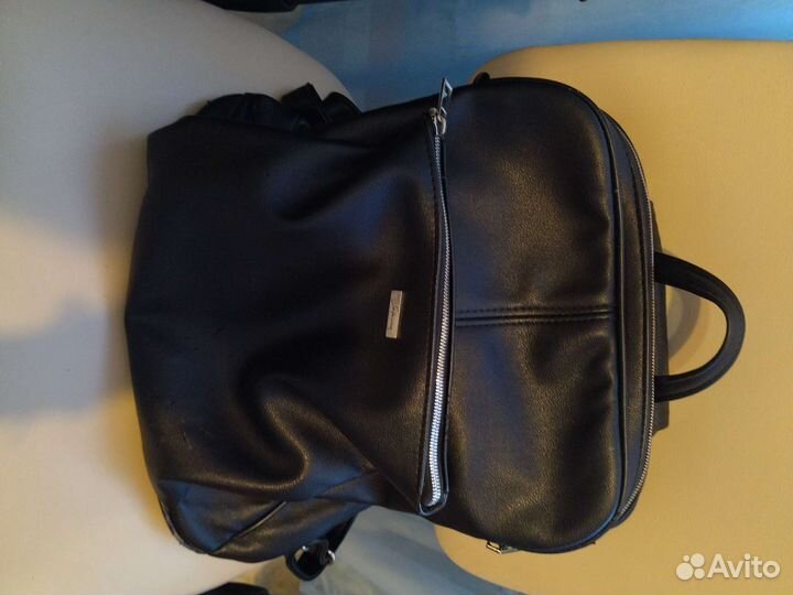Кожаный рюкзак
