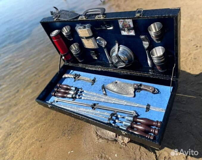 Шашлычный набор в кейсах/ чехлах
