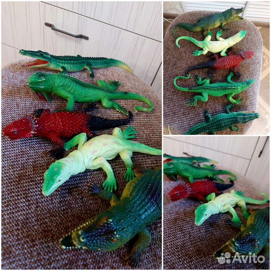 Рептилии и домашние животные (фигурки )