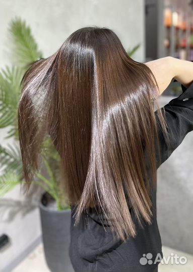 Кератиновое выпрямление