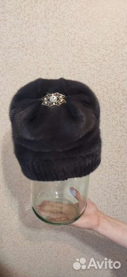 Шапка норковая 55-60 размера
