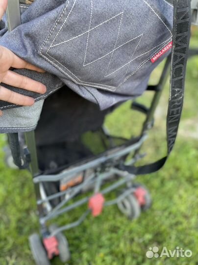 Коляска-трость maclaren quest sport denim