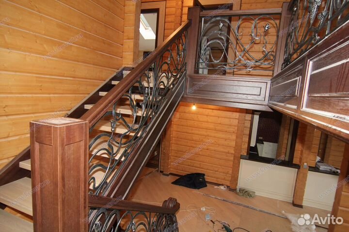 Деревянные лестницы. ART: K013