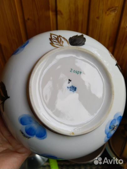 Сухарница лфз Синие цветы