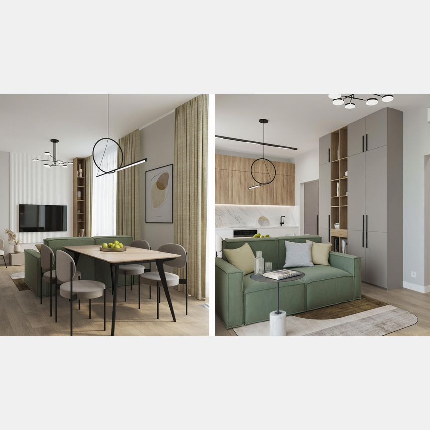 2-к. апартаменты, 71,1 м², 6/10 эт.