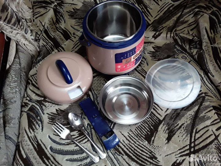 Термос пищевой 1.6 л.для 1-го и2-го.Нержавейка