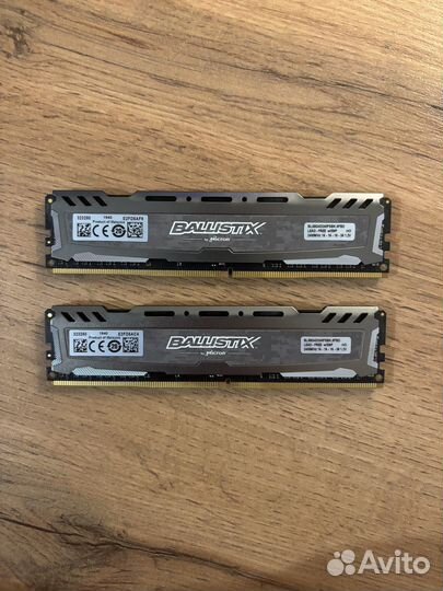 Оперативная память Crucial Ballistix Sport LT 16gb