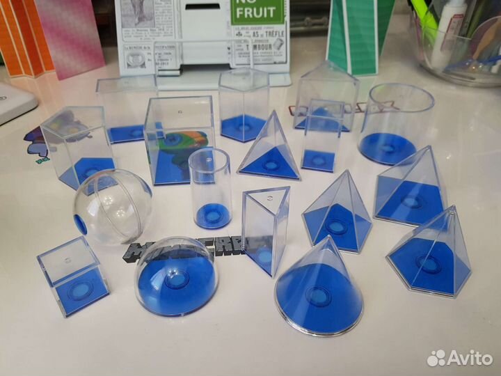 Обучающий набор Прозрачные геометрические фигуры