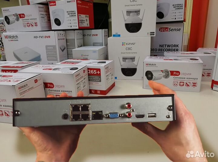 IP регистратор Dahua DHI-NVR2104-P-I2 PoE с ии