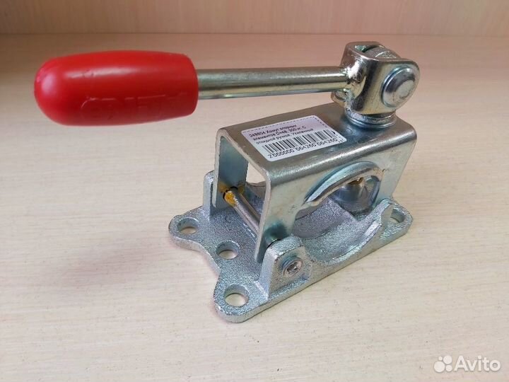 Хомут опорного колеса прицепа D48, 300 кг, С откид