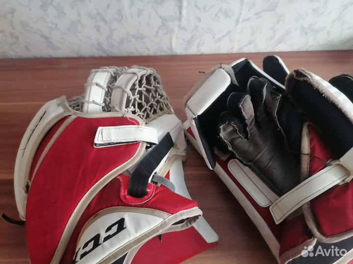 Хоккейные вратарские блин и ловушка ccm axis 1.9