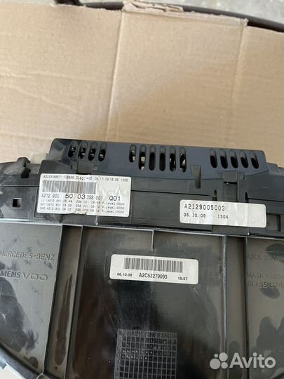 Приборная панель мерседес w211