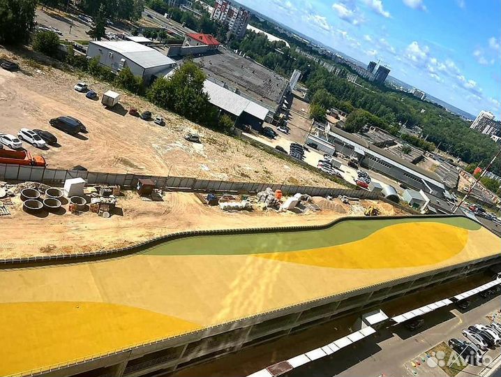 Резиновое покрытие для детских площадок