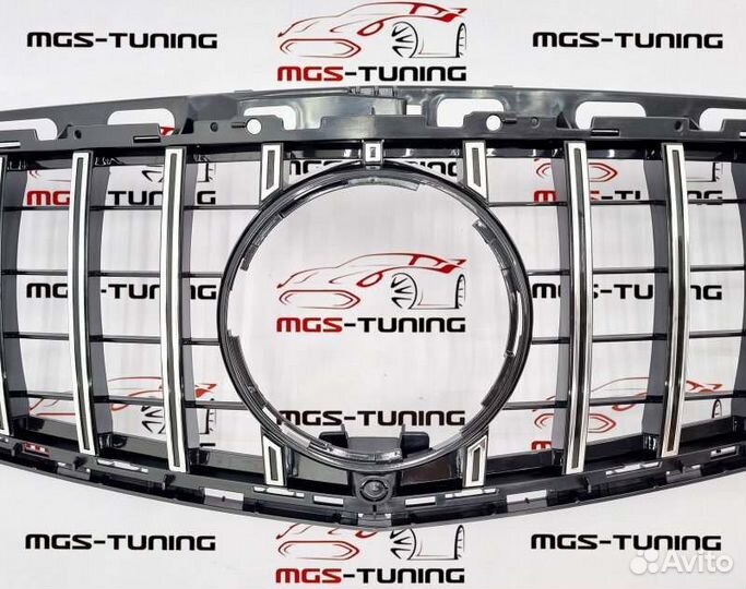 Решётка Mercedes E w212 хром для оригинала E63 AMG