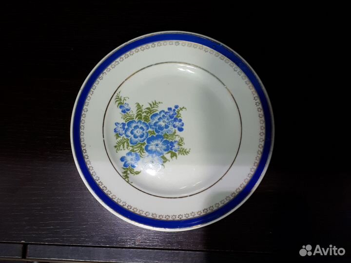 Тарелки Вербилки винтаж СССР (1946-1950)