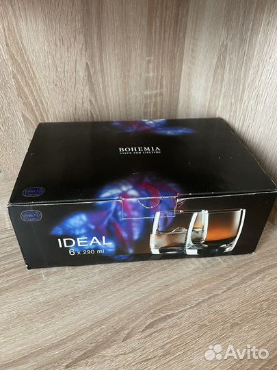 Стаканы для виски набор 6 штук Чехия