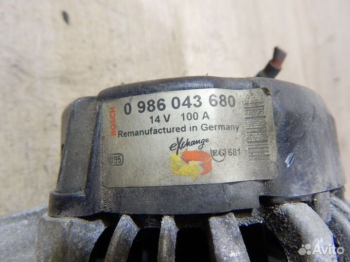 Генератор Opel Vectra B 100A