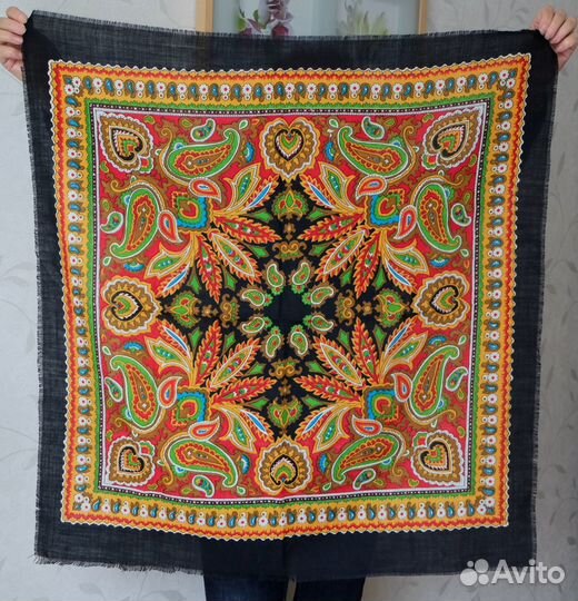 Платок черный винтаж