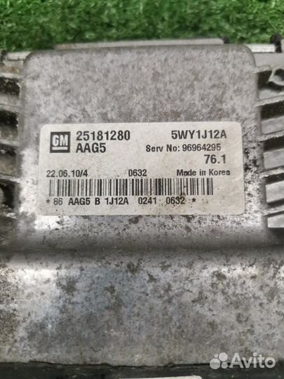 Эбу двигателя Chevrolet Cruz седан 1.6 F16D4 2010