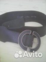 Ремень натуральная кожа Next черный