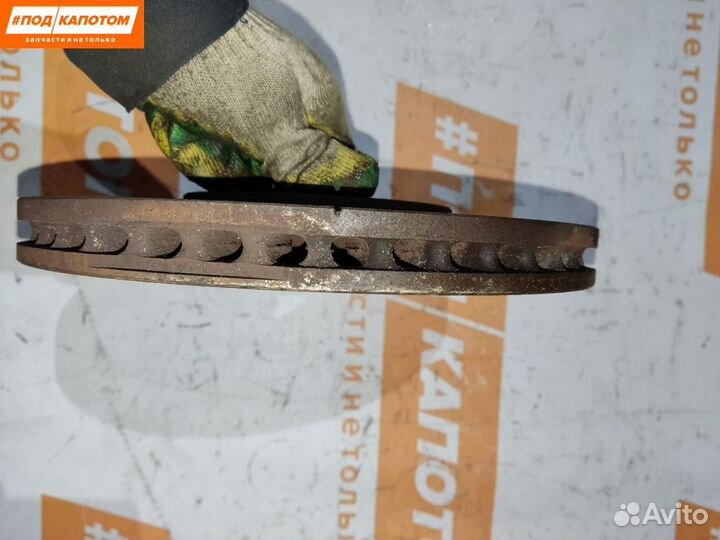 Диск тормозной передний Peugeot 207 рест. 2010