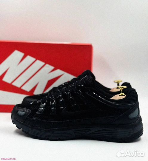 Элегантные черные кроссовки Nike P-6000