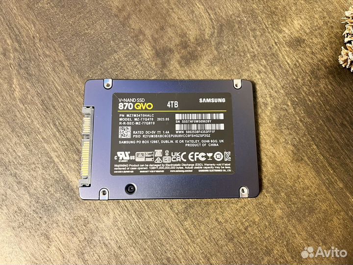 Samsund SSD 870 QVO 4Tb MZ-77Q4T0