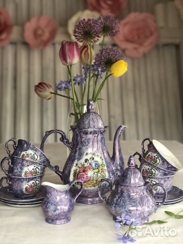 Сервиз кофейный чайный George V royal kent collect