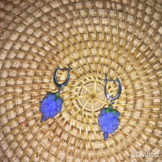 Серьги ягода-cнеженика II