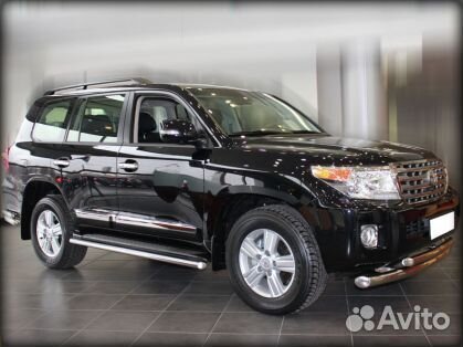 Обвод штатных порогов d-53 Toyota Land Cruiser 200