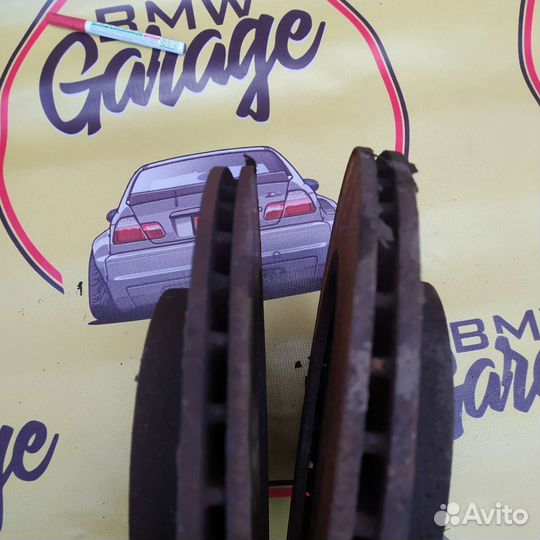 Бмв е46 диск тормозной передний 325i 300мм