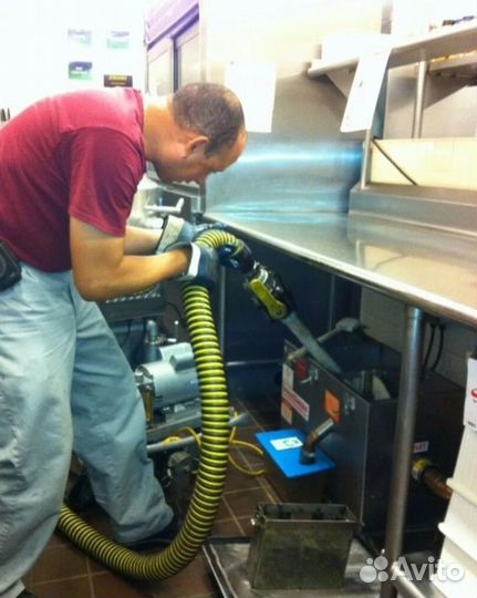 Обезвреживание отходов жира, чистка жироуловителей