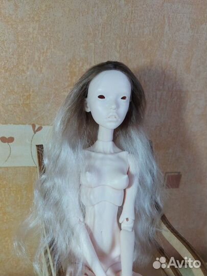 Парик для bjd куклы 1/4