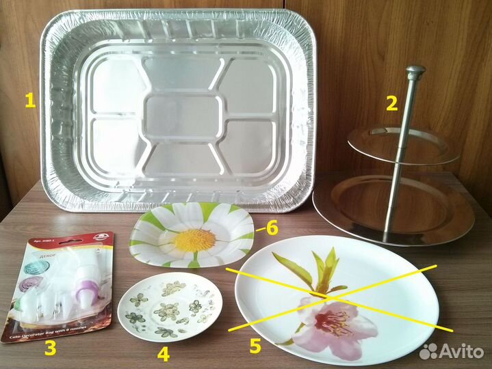 Фруктовница тарелки кондитерский мешок форма д/зап