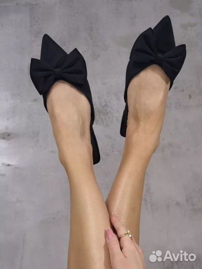 Мюли сабо атласные в наличии