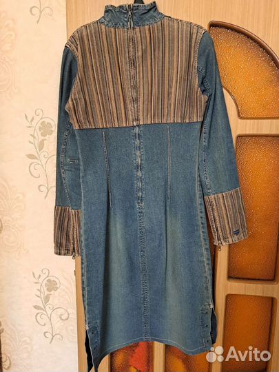 Джинсовое платье