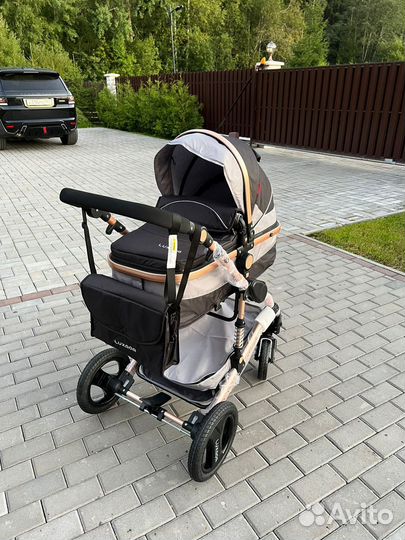 Коляска 3 в 1 + автолюлька luxmom