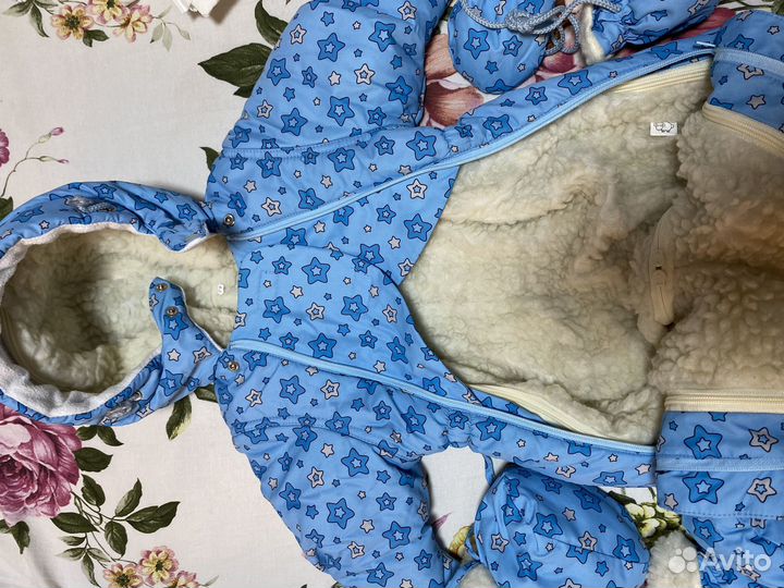 Продам зимний конверт на мальчика