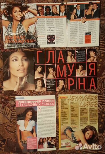 Вырезки и статьи с Дженнифер Лопез