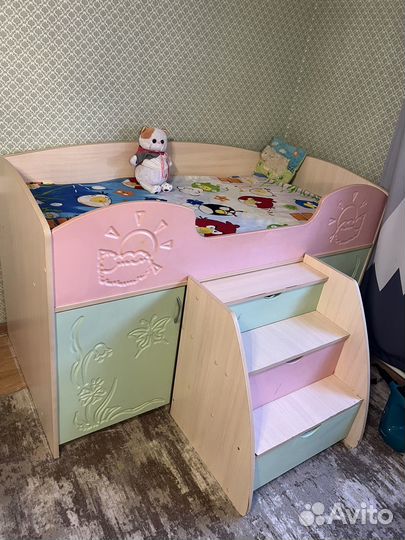 Кровать детская с матрасом