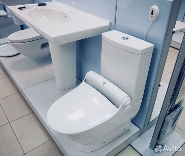 Крышка на туалет navisani робот автомат сенсорная