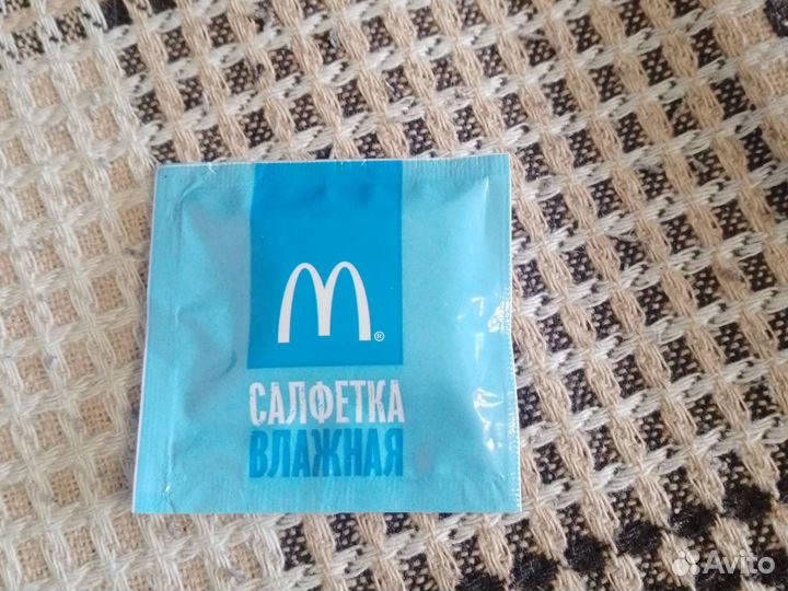 Влажная салфетка макдональдс